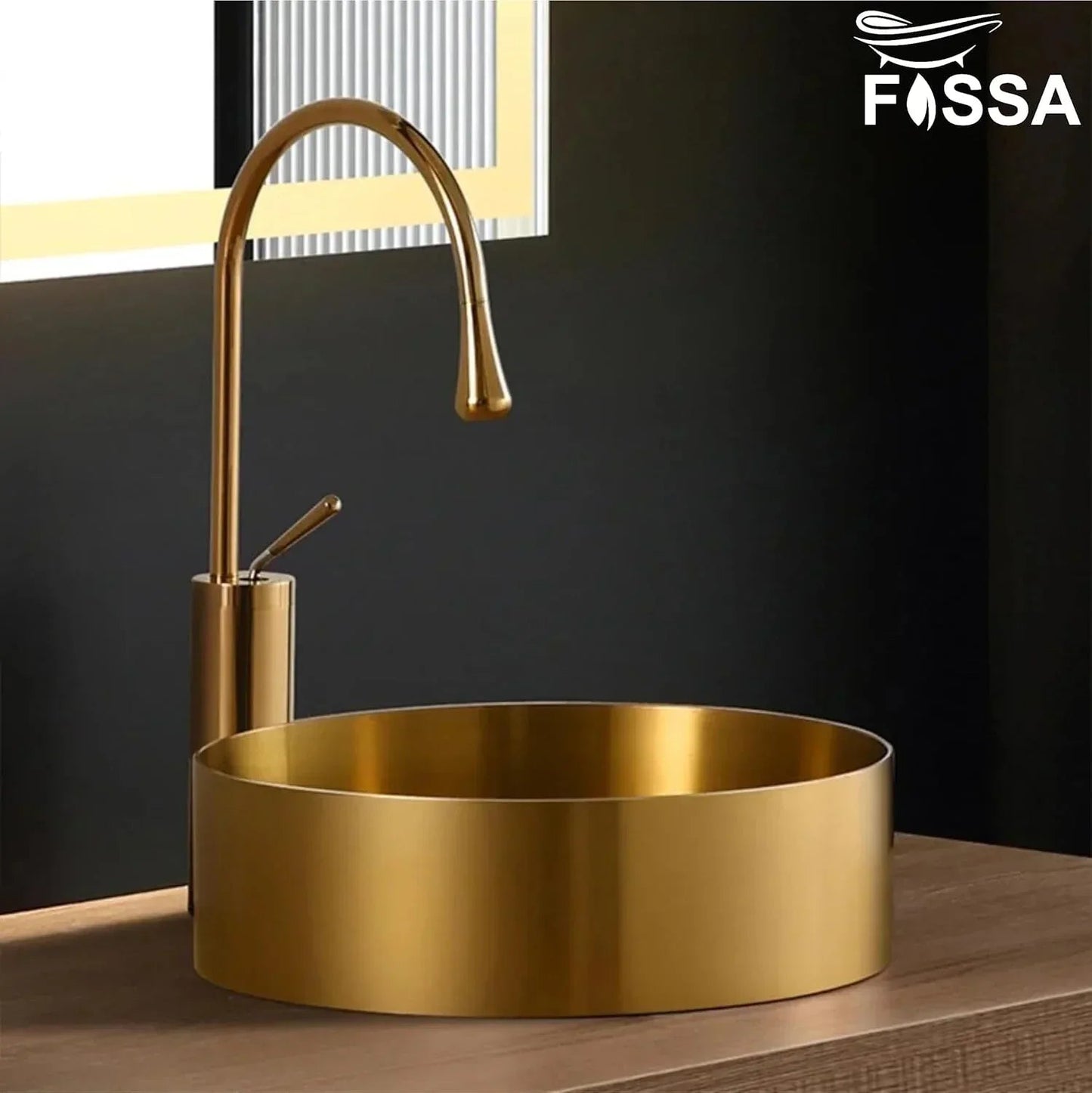 15x15x4 Inch Gold Wash Basin 304 Stainless Steel Wash Basin Table Top For Bathroom